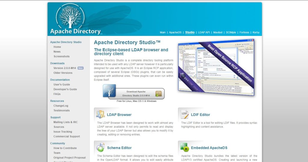 Apache Directory Studio - Active Directory Alternative