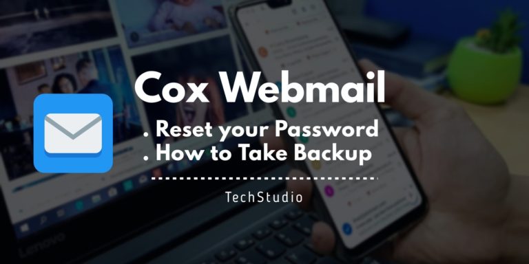 Cox Webmail: How to Sign in + Reset Password + Take Backup