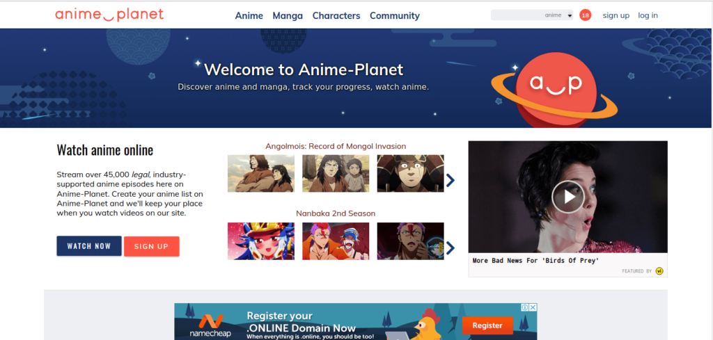 Anime_planet_anime_streaming_site
