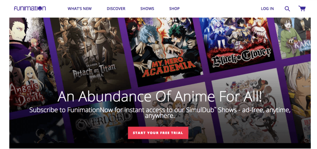 Funimation_Anime_Streaming_Site