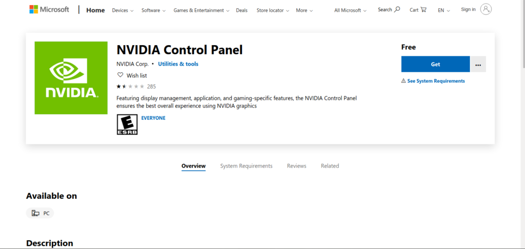 Download_and_Install_NVIDIA_Control_panel_from_Microsoft_store